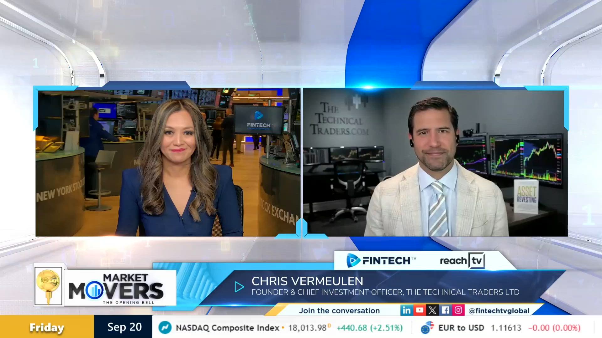 Stocks and gold near all time highs after fed rate cut with Chris Vermeulen, Founder and CIO, Technical Traders LTD
