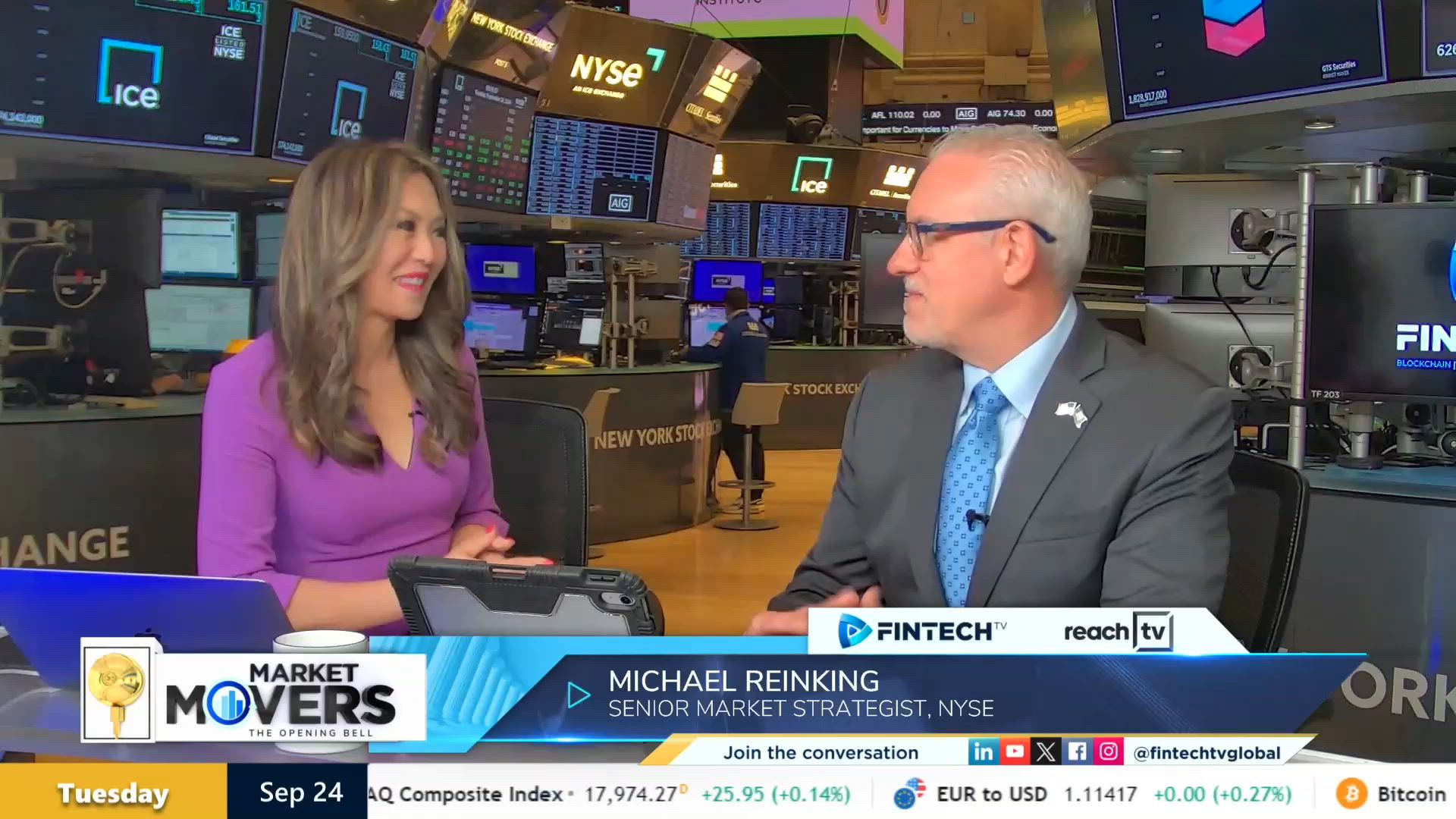 How the Fed rate cute and China’s economic policy are shifting global markets with Michael Reinking, Senior Market Strategist, NYSE