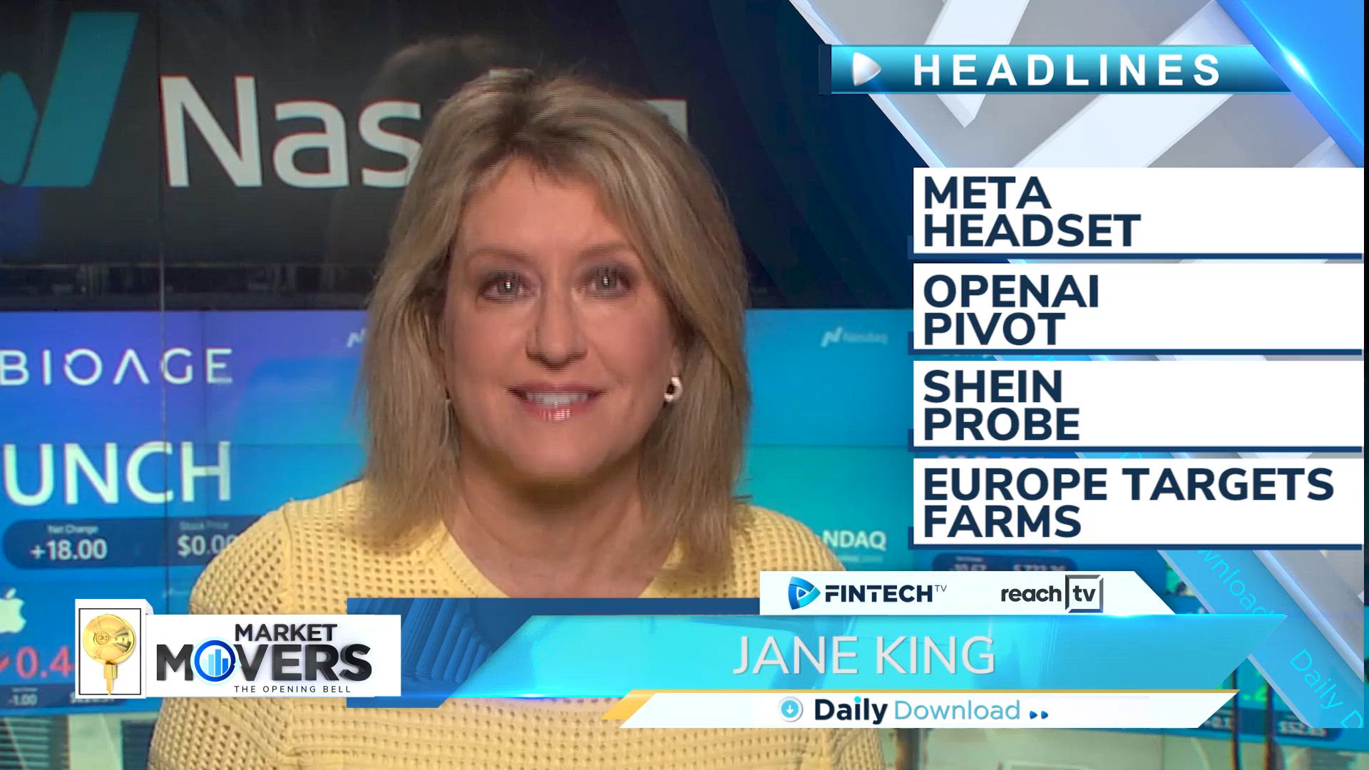 Meta Headset, OpenAI Pivot, Shein Probe, Europe Targets Farm Emissions