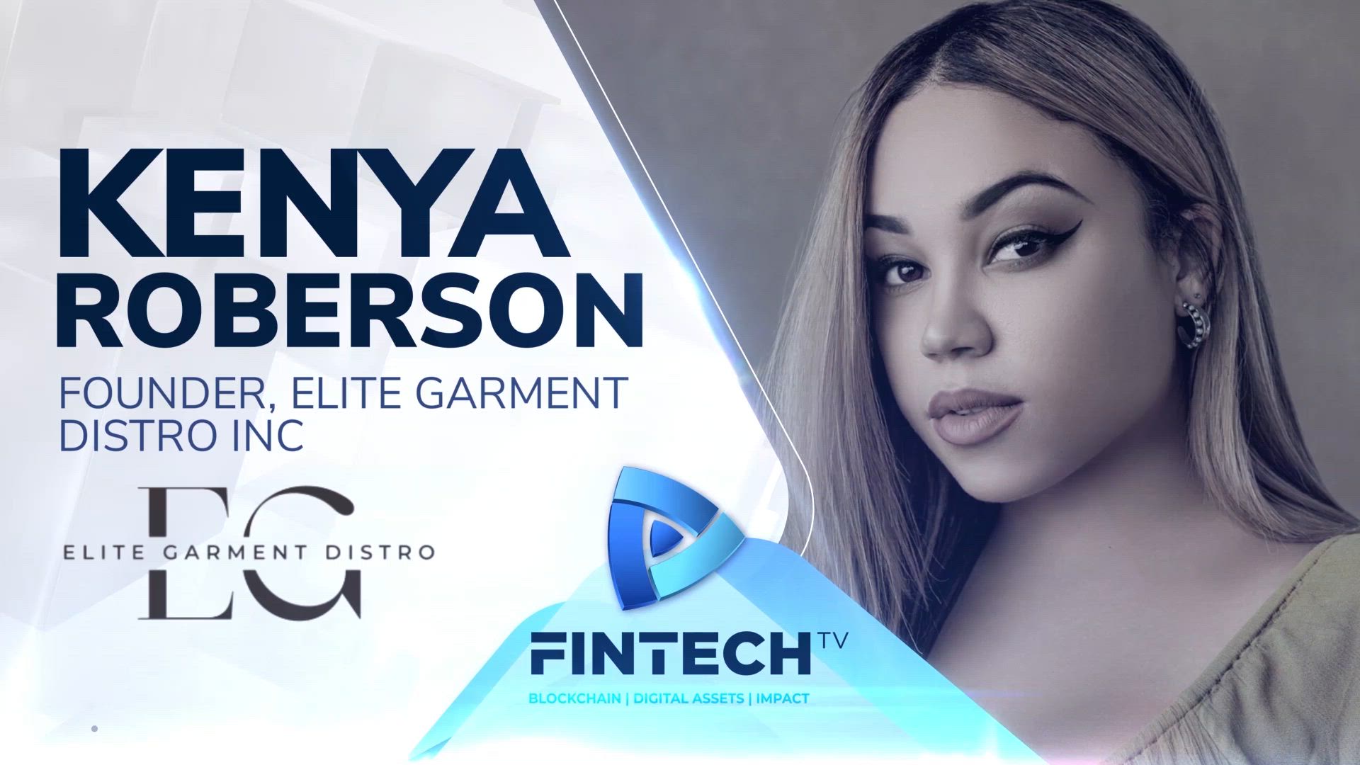 Elite Garment Distro’s commitment to a sustainable future in fashion with Kenya Roberson