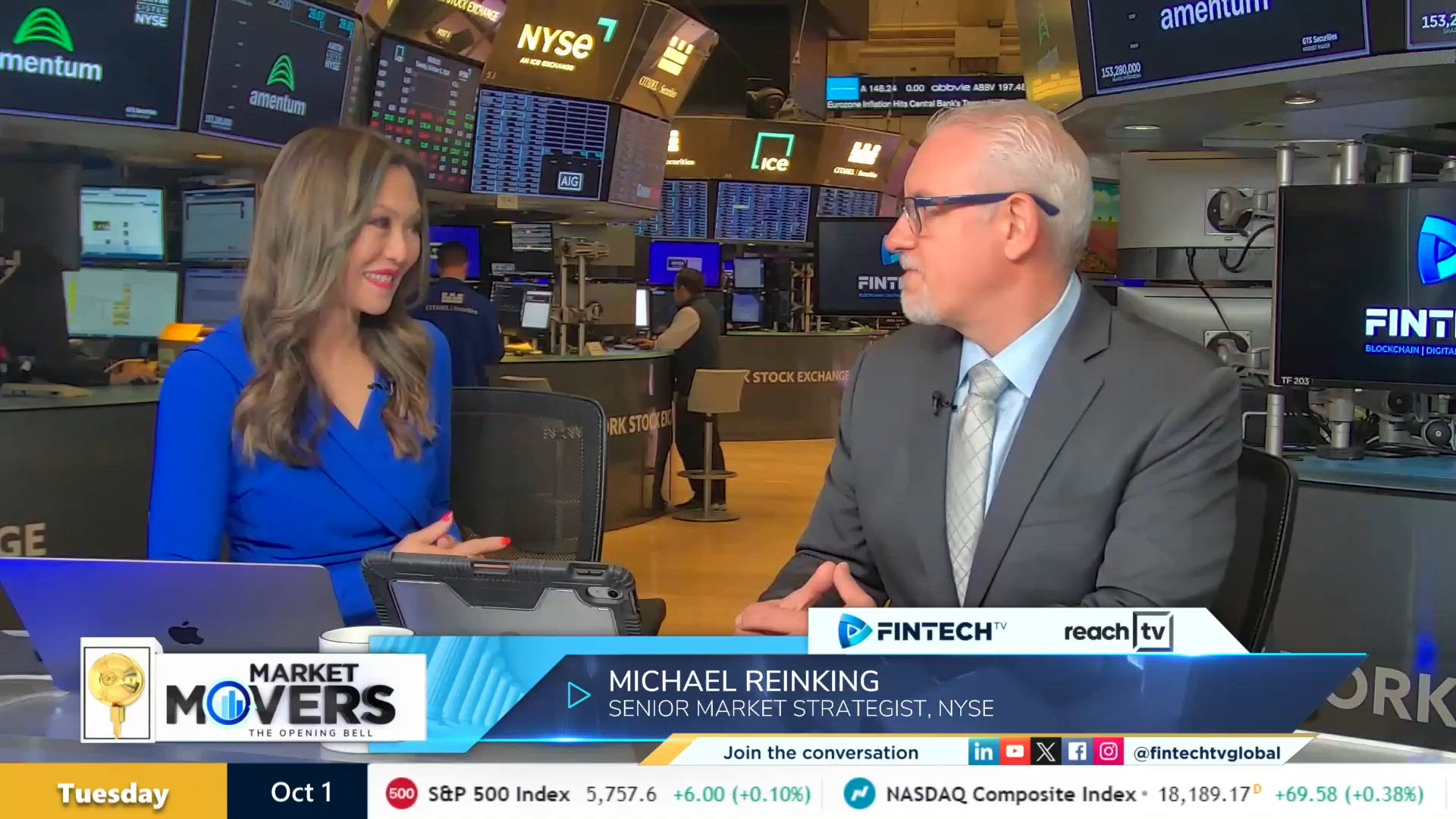 What’s next as we enter Q4 with lower interest rates? Michael Reinking, Senior Market Strategist, NYSE provides insights.