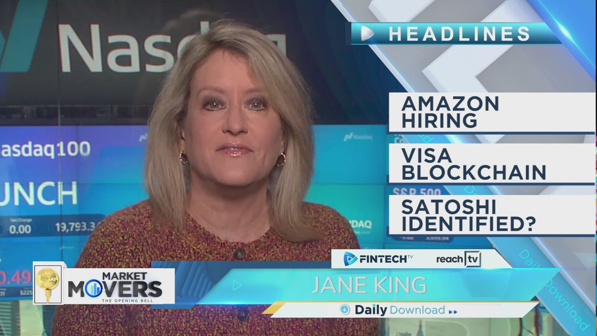 Amazon hiring, Visa blockchain, Satoshi identified?