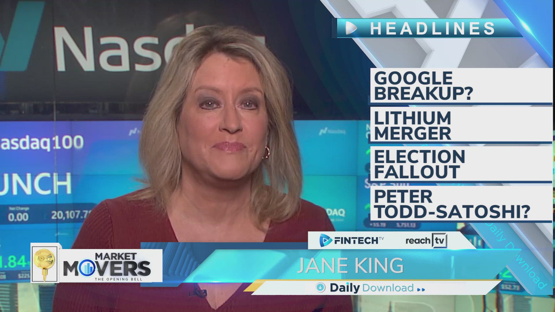 Google Breakup, Lithium Merger, Election Fallout and is Peter Todd-Satoshi?