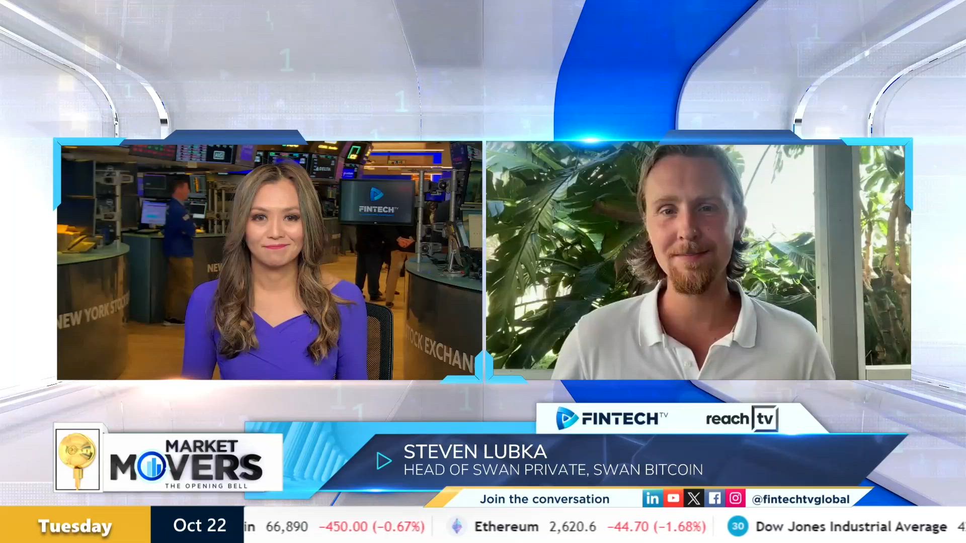 Tracking Bitcoin’s volatility as the election nears with Steven Lubka, Head of Swan Private, Swan Bitcoin