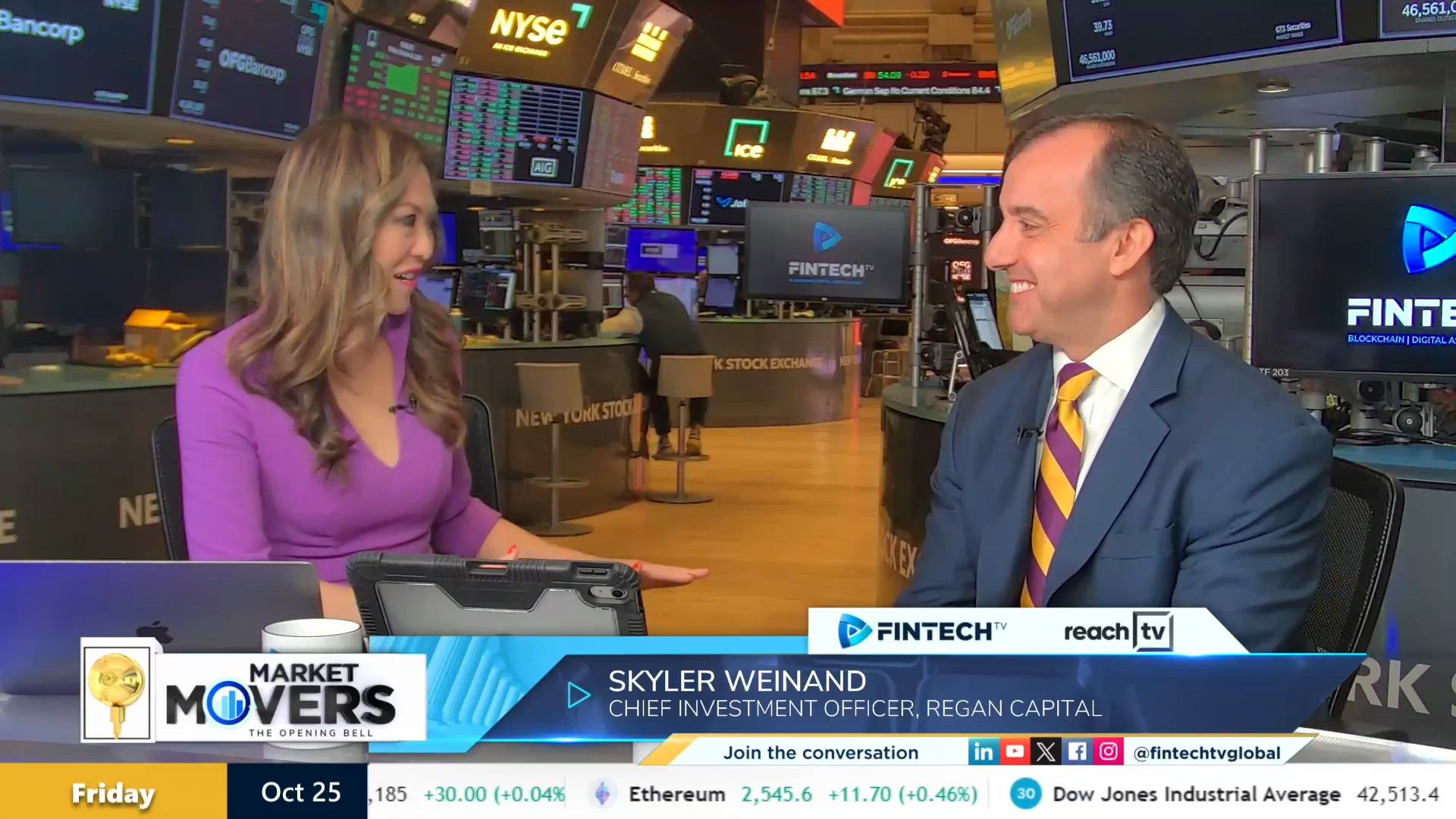 Where stocks and bonds stand ahead of the presidential election with Skyler Weinand, Chief Investment Officer, Regan Capital