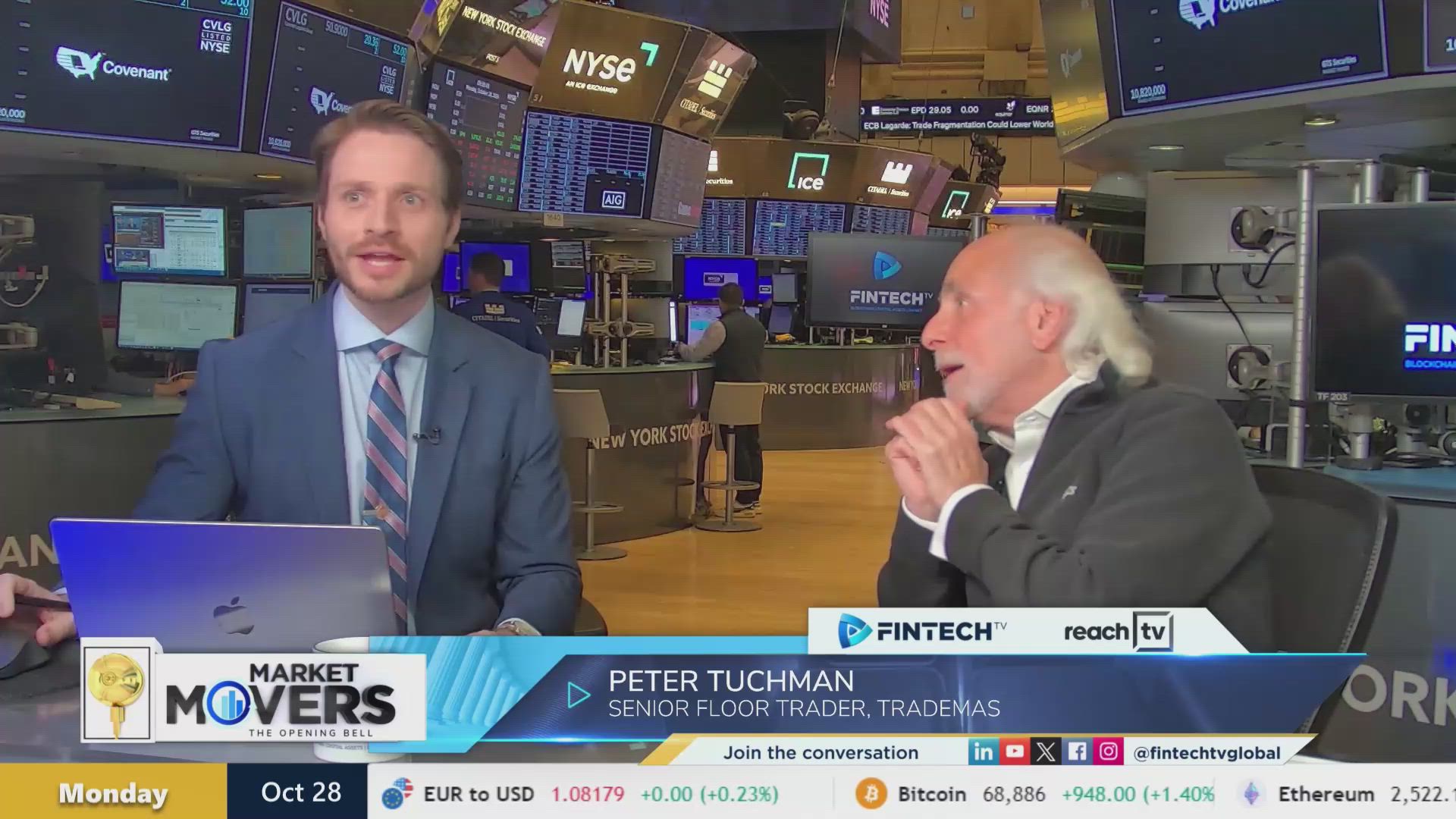 Anticipating the last full trading week before the election with Peter Tuchman