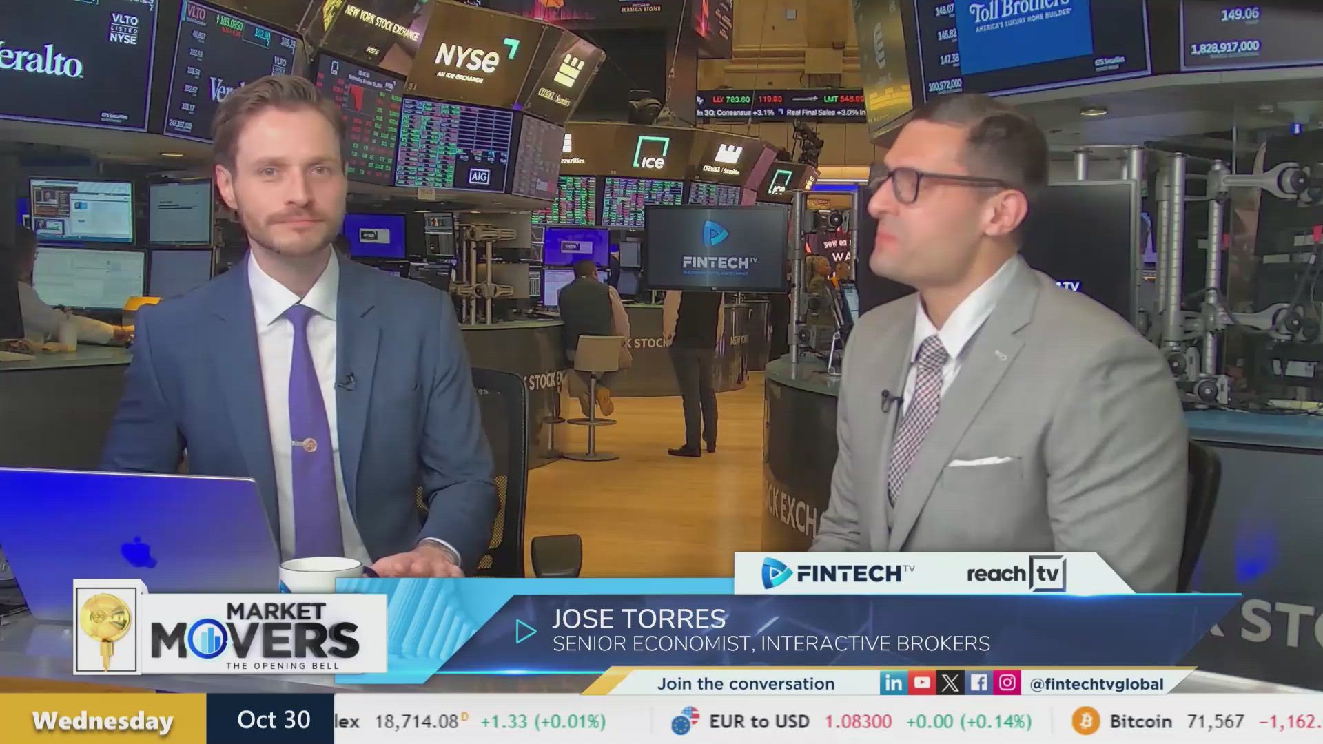 Market weighs fresh macroeconomic data with Jose Torres, Senior Economist at Interactive Brokers