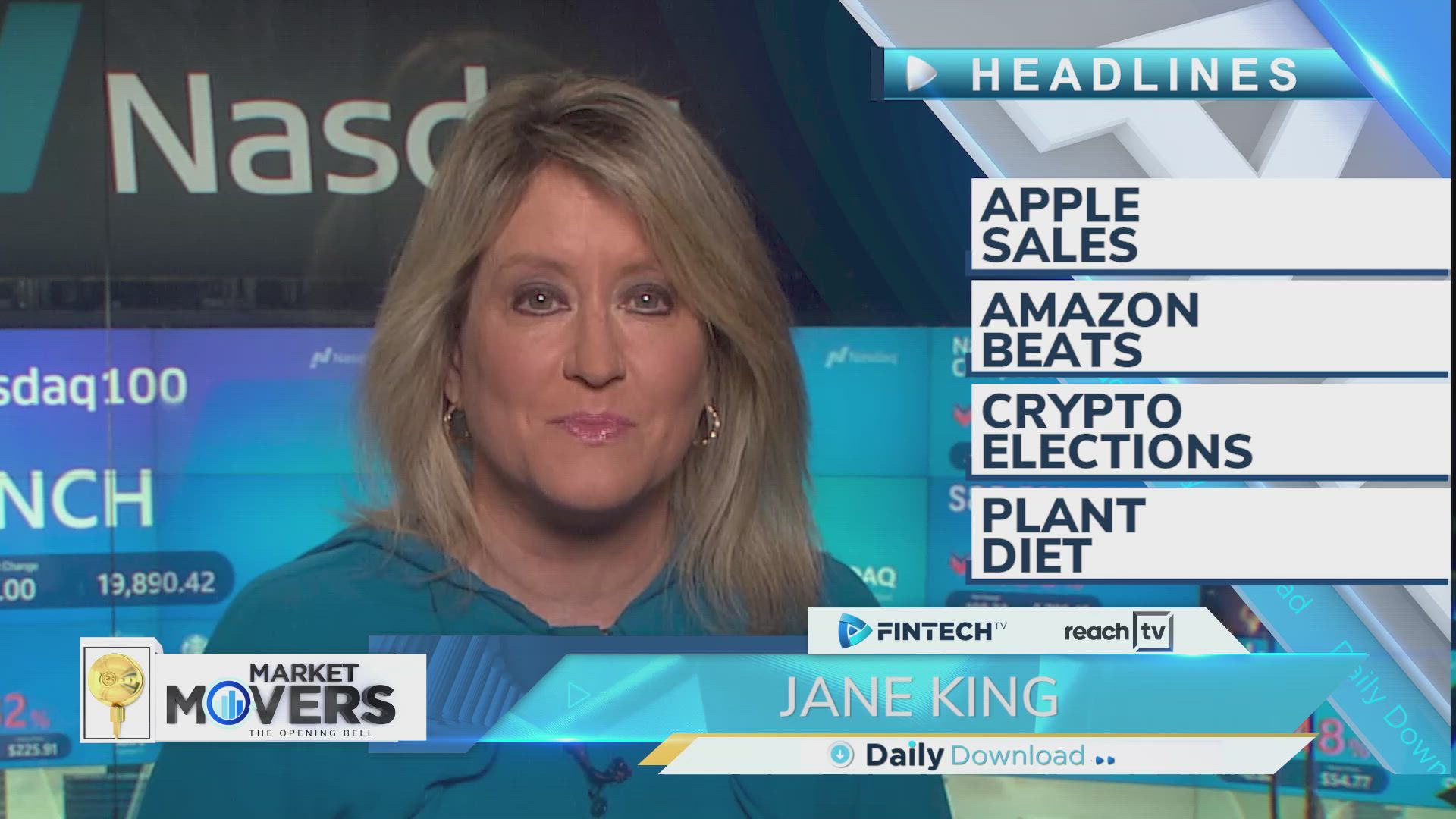 Apple and Amazon beat earnings, Crypto friendly Washington, Plant diet