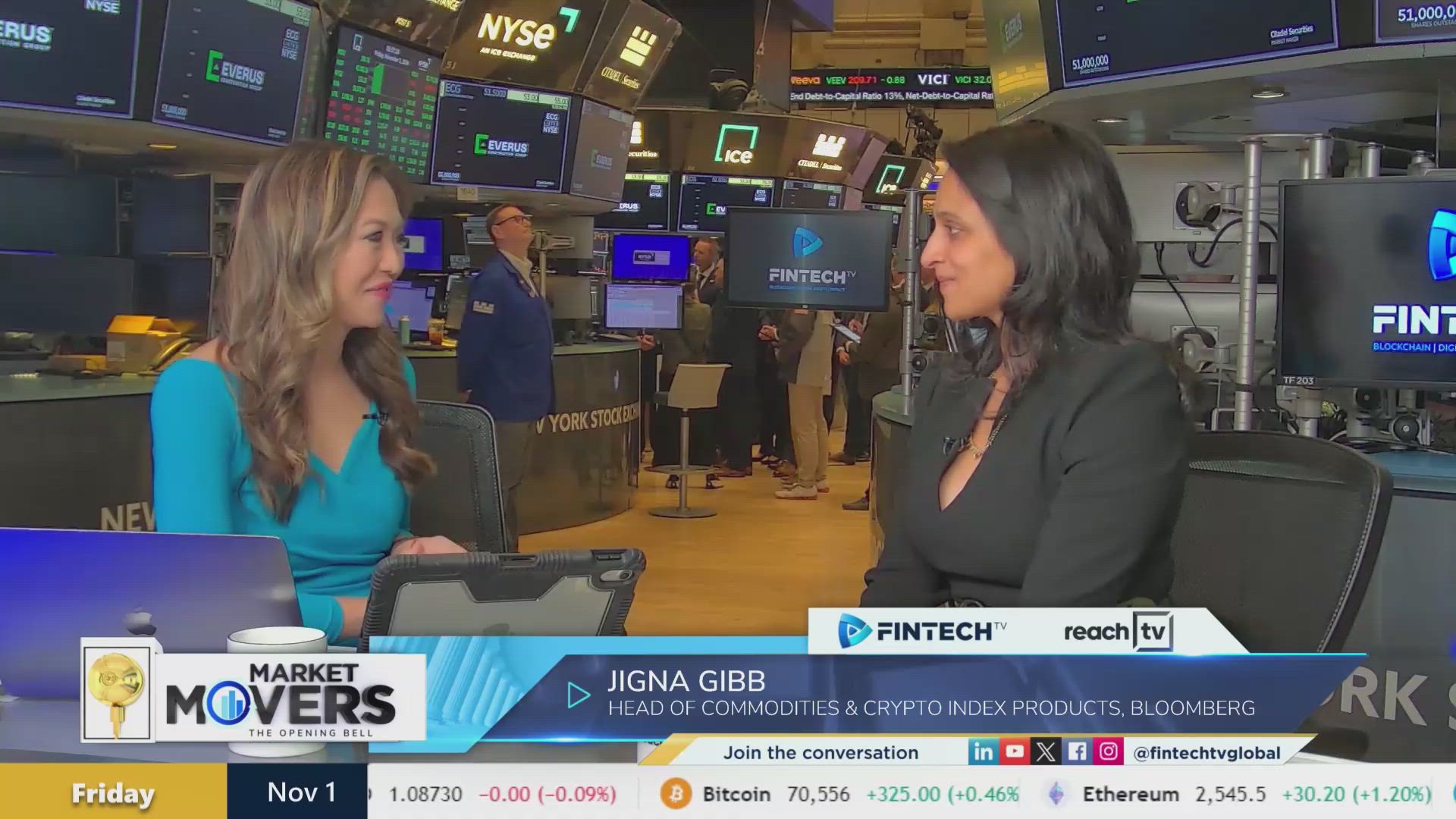 Crypto’s price action and regulatory shifts with Jigna Gibb, Head of Commodities & Crypto Index Products, Bloomberg