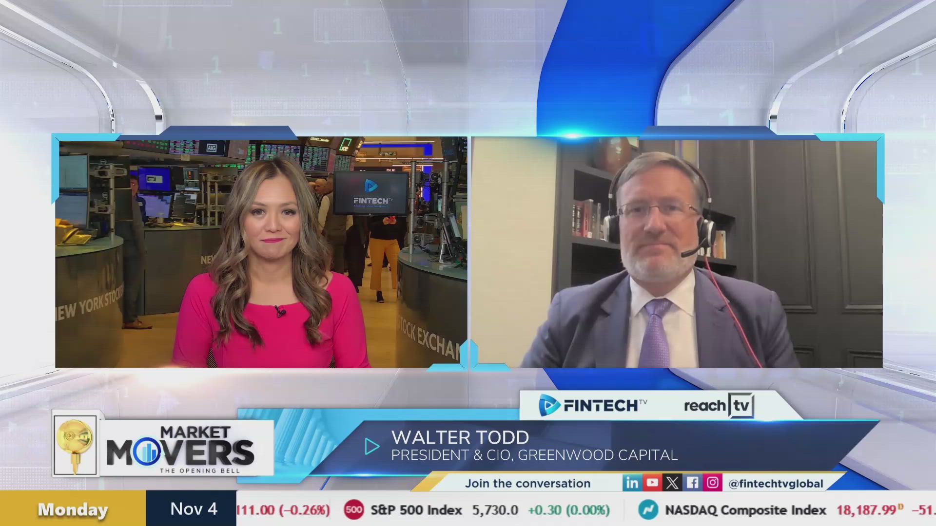 Markets before and after the election with Walter Todd, President & CIO of Greenwood Capital