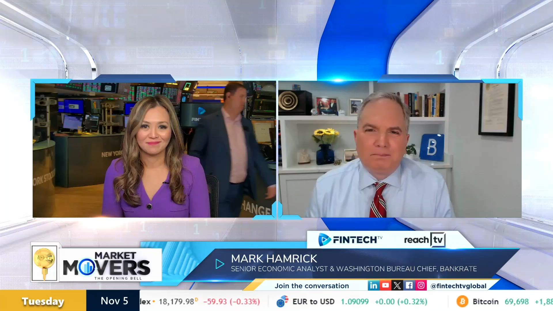 Election day and the economic fallout from the Hurricane with Mark Hamrick, Senior Economic Analyst & Washington Bureau Chief, Bankrate