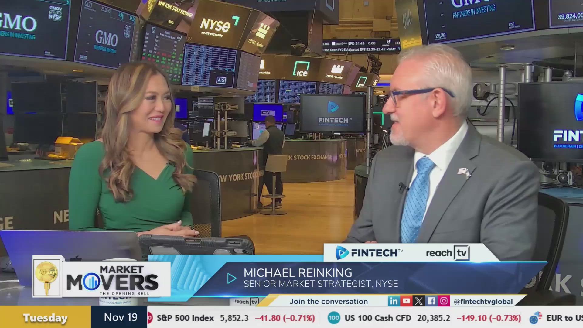 AI in finance: Unlocking smarter & safer services with Michael Reinking, Senior Market Strategist, NYSE