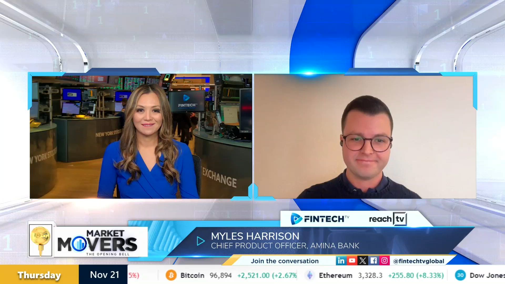 Europe’s crypto environment amid new regulatory framework with Myles Harrison, Chief Product Officer, AMINA Bank