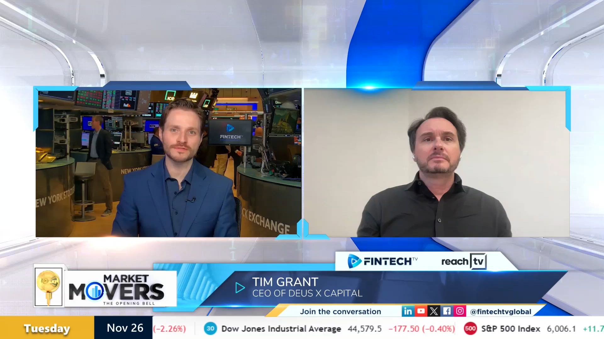 Fintech trends shaping the 21st century & the 4th industrial revolution with Tim Grant, CEO of Deus X Capital