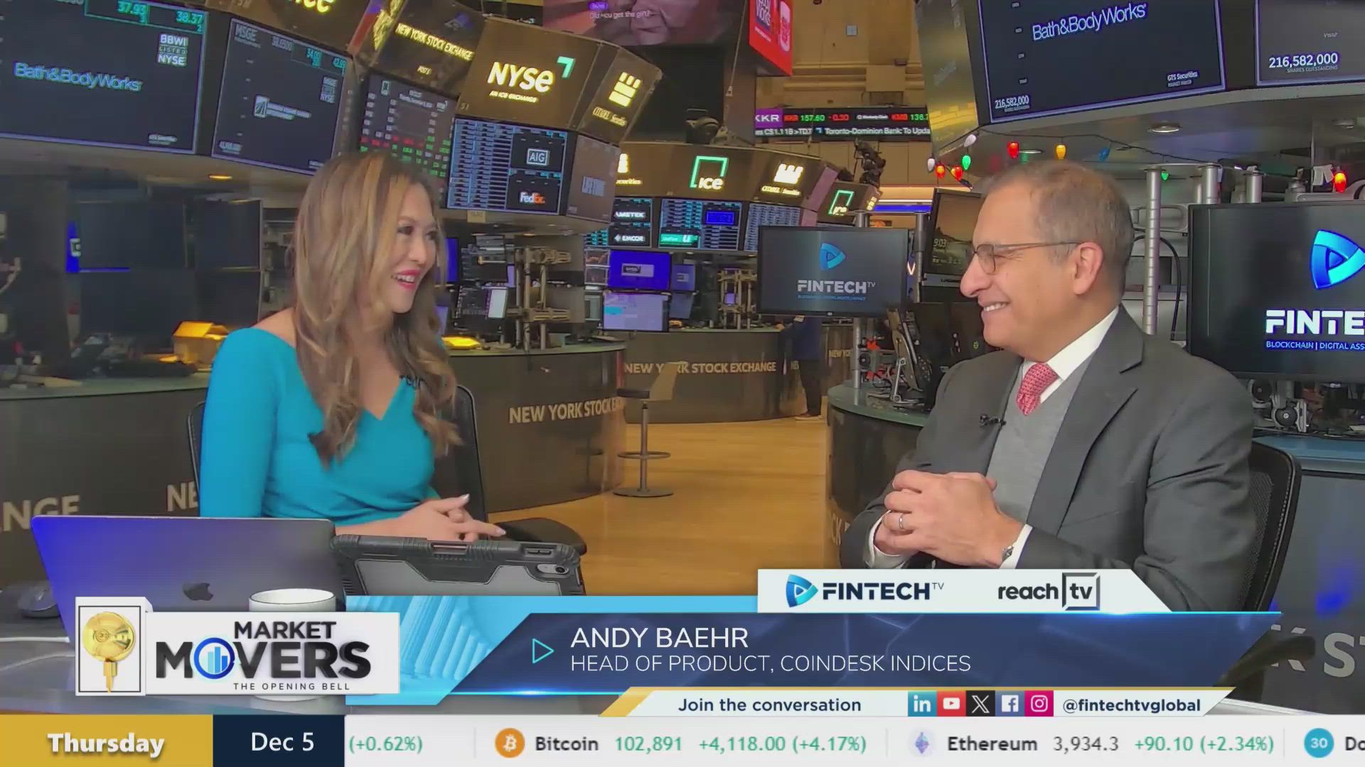 Bitcoin reaches $100K milestone with Andy Baehr, Head of Product at  Coindesk Indices