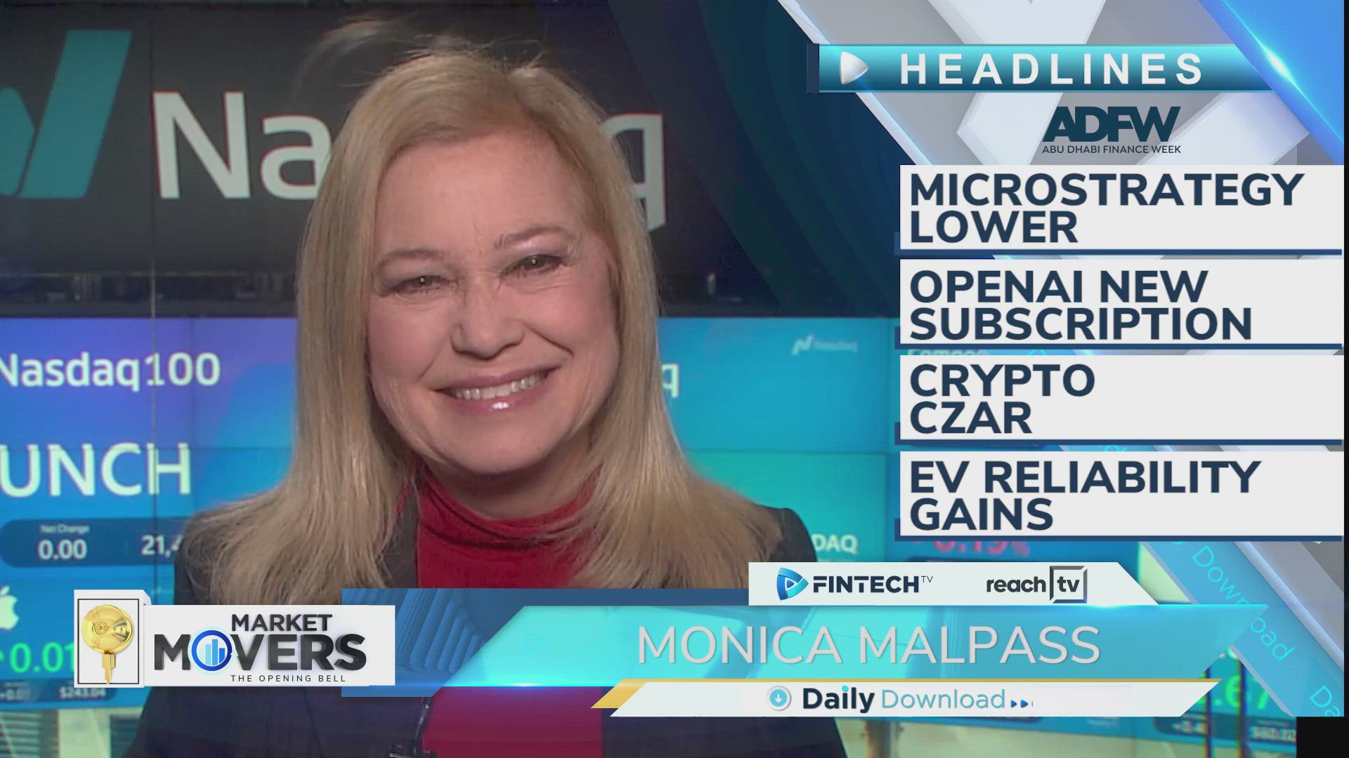 Microstrategy lower, OpenAI new subscription, Crypto czar, EV reliability gains