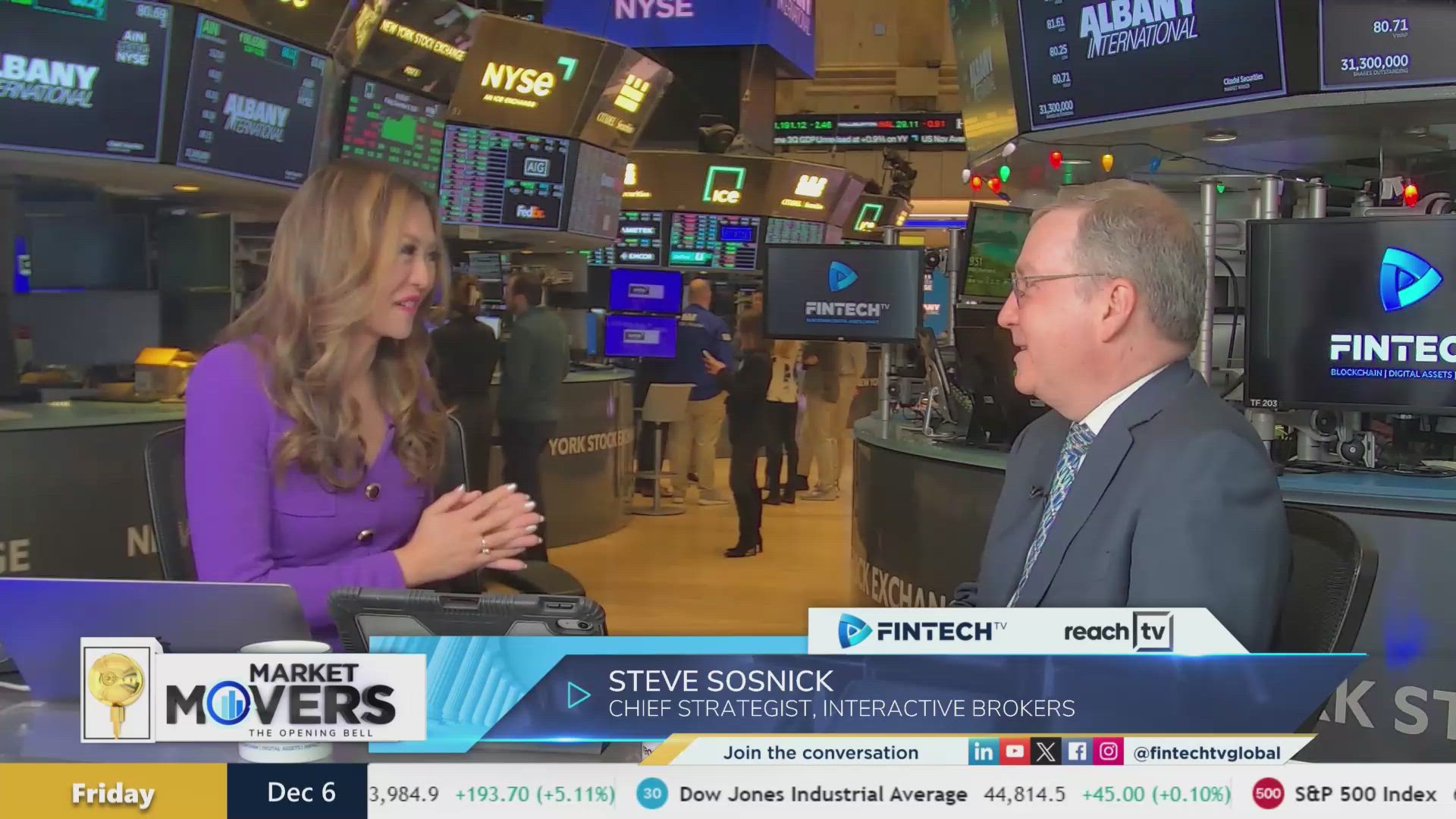 Reaction to November’s Jobs Report with Steve Sosnick, Chief Strategist at Interactive Brokers