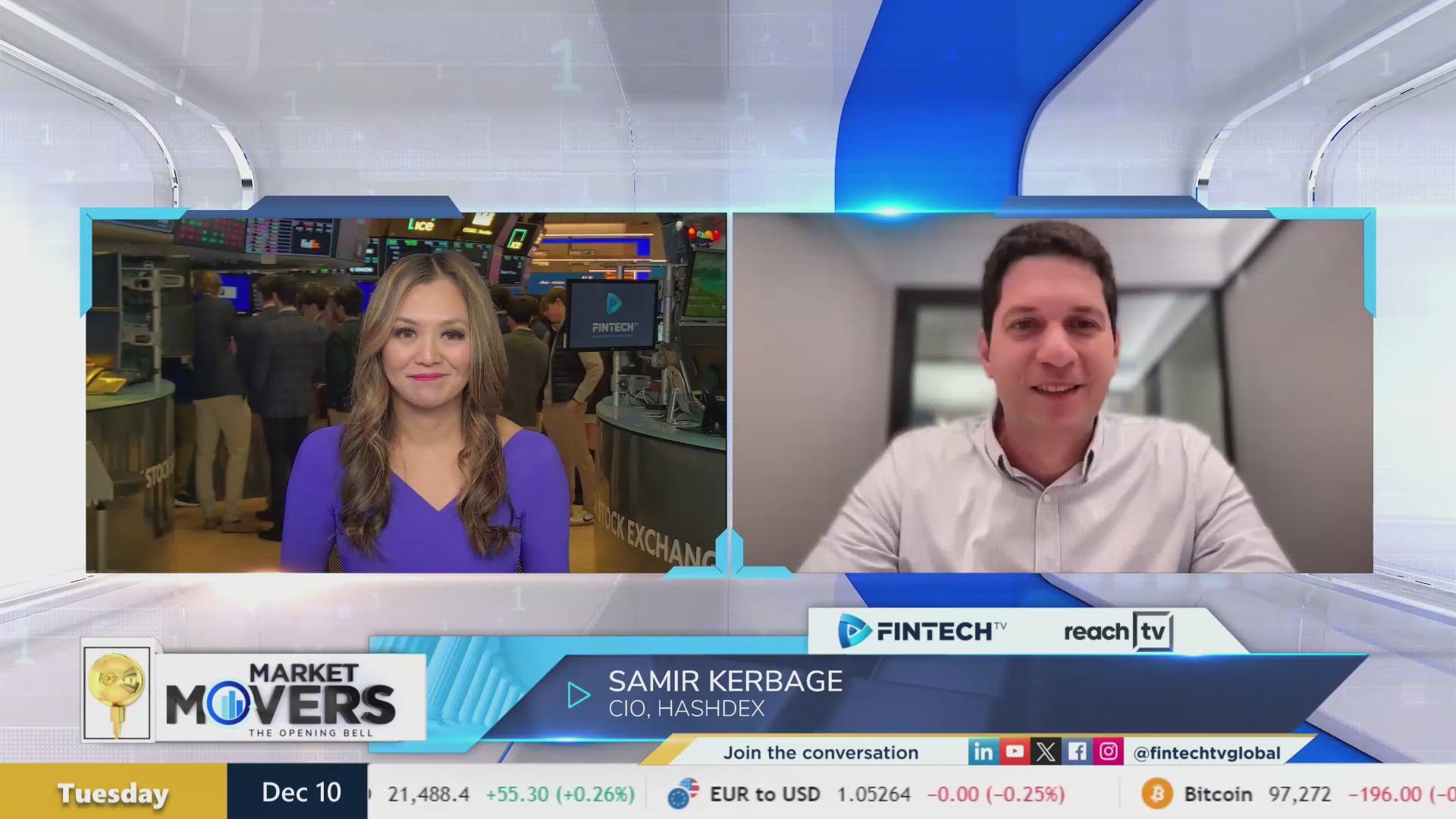 The significance of the Bitcoin $100k milestone & future market outlooks with Samir Kerbage, CIO of Hashdex