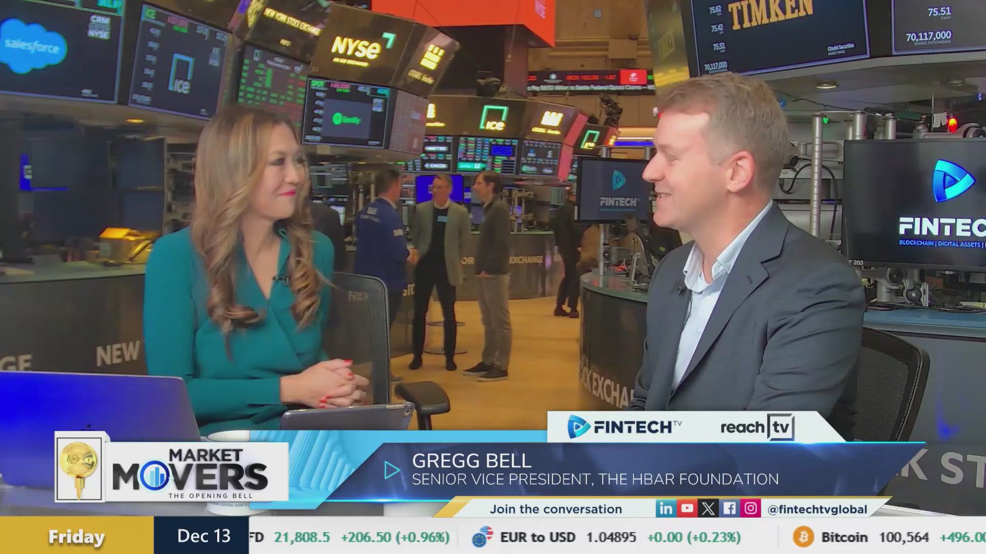 Why the global distributed ledgers markets could hit $905B by 2033 with Gregg Bell, Senior VP, HBAR Foundation