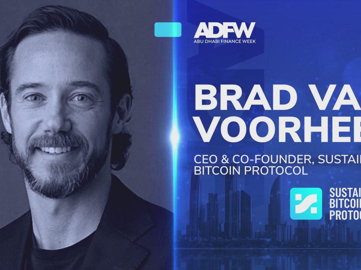How Bitcoin can be a sustainable investment with Brad Van Voorhees, CEO &  Co-Founder of Sustainable Bitcoin Protocol