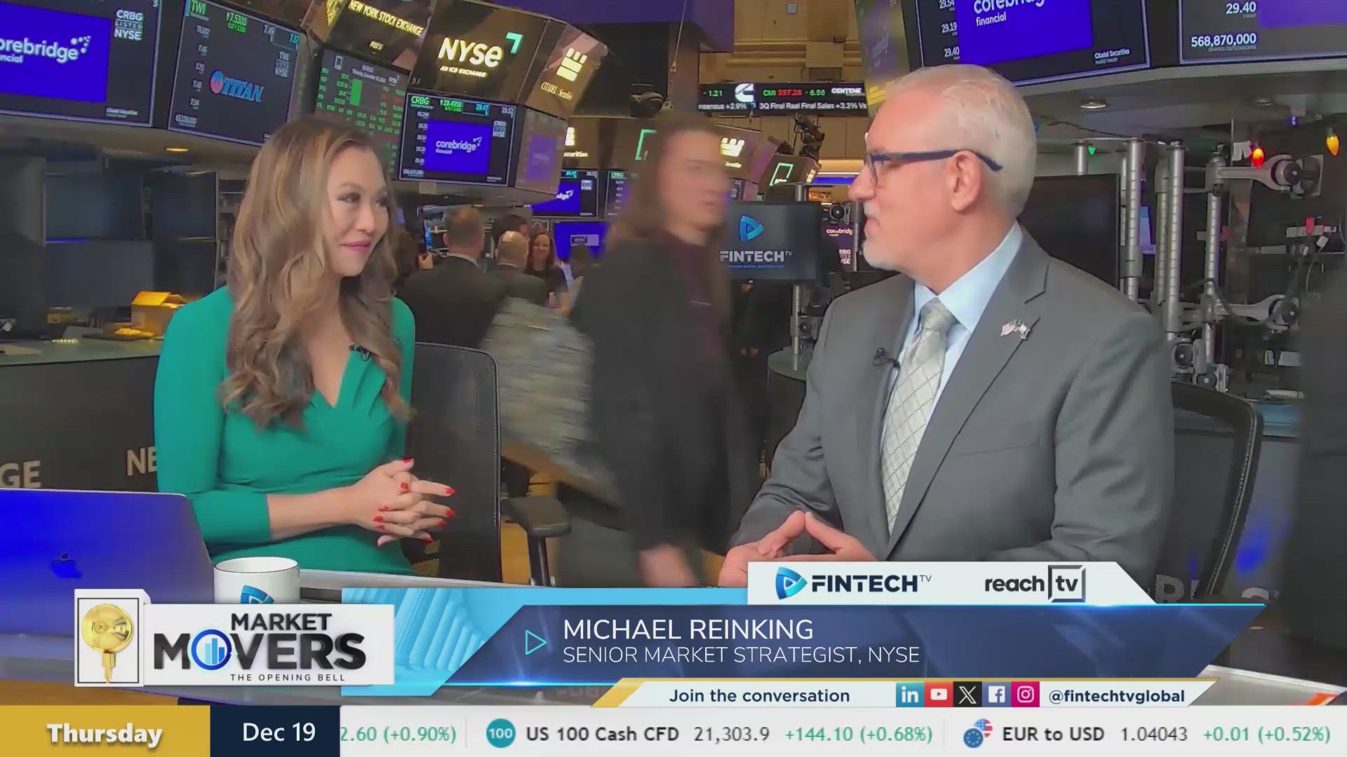 Key takeaways from December Fed meeting with Michael Reinking, Senior Market Strategist at NYSE