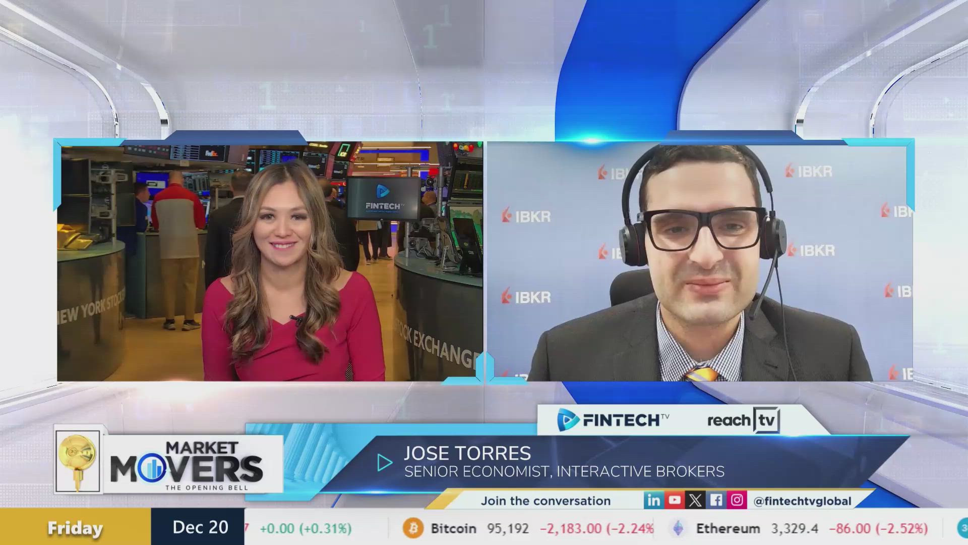 U.S. stocks rebound after Fed rate cut with Jose Torres, Senior Economist at Interactive Brokers