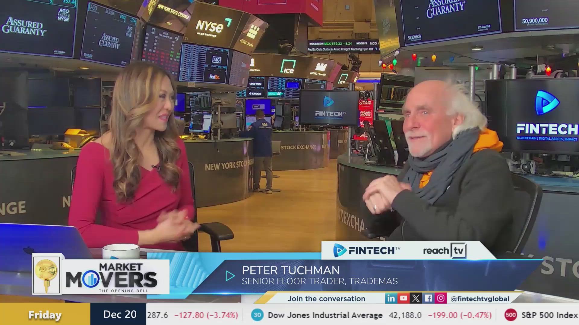 Recapping the final full trading week of 2024 with Peter Tuchman, Senior Floor Trader, TradeMas