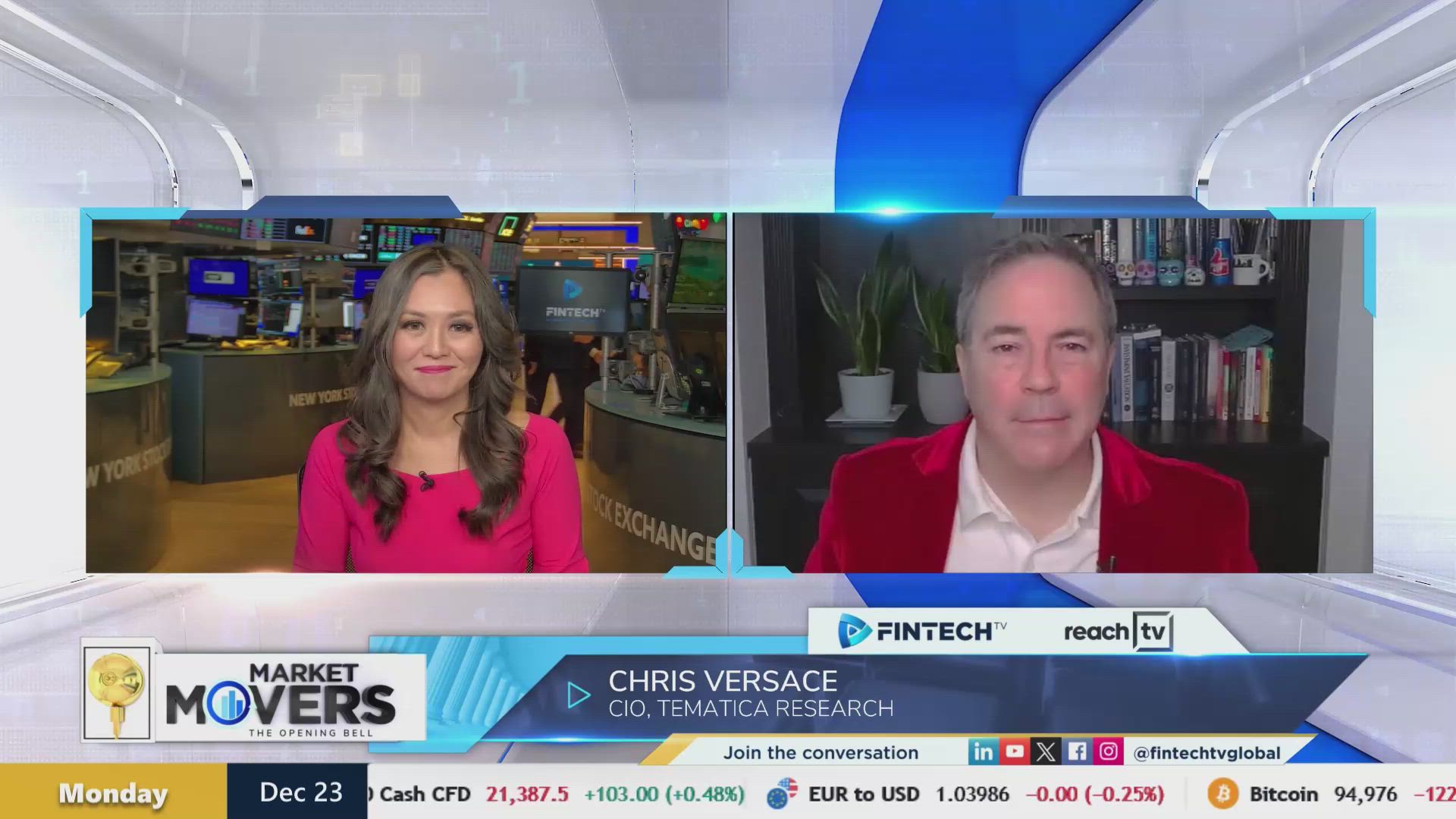 Final trading week of 2024 with Chris Versace, CIO of Tematica Research