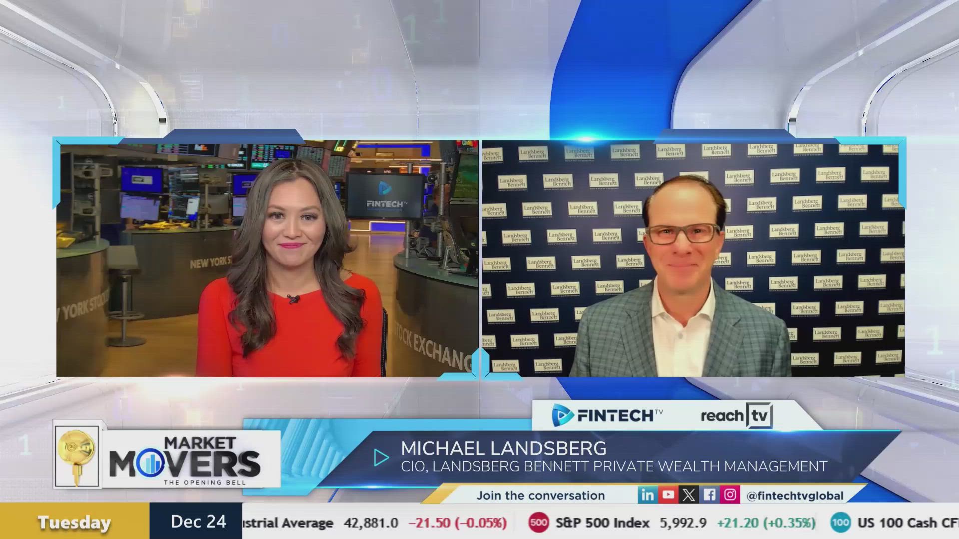 Market outlook ahead of Christmas with Michael Landsberg, CIO of Landsberg Bennett Private Wealth Management