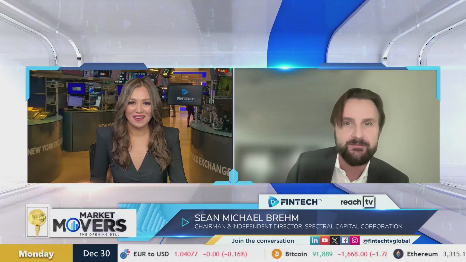 Quantum computing on the rise with Sean Michael Brehm, Chairman & Independent Director of Spectral Capital Corporation