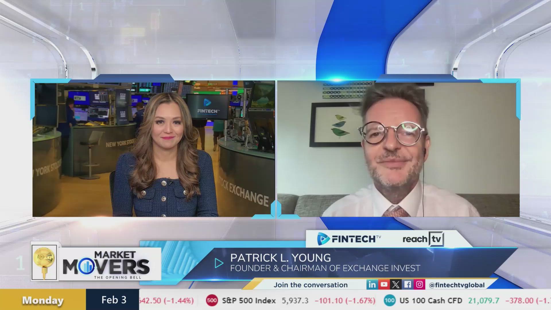 Markets decline as tariff battle concerns escalate with Patrick L. Young