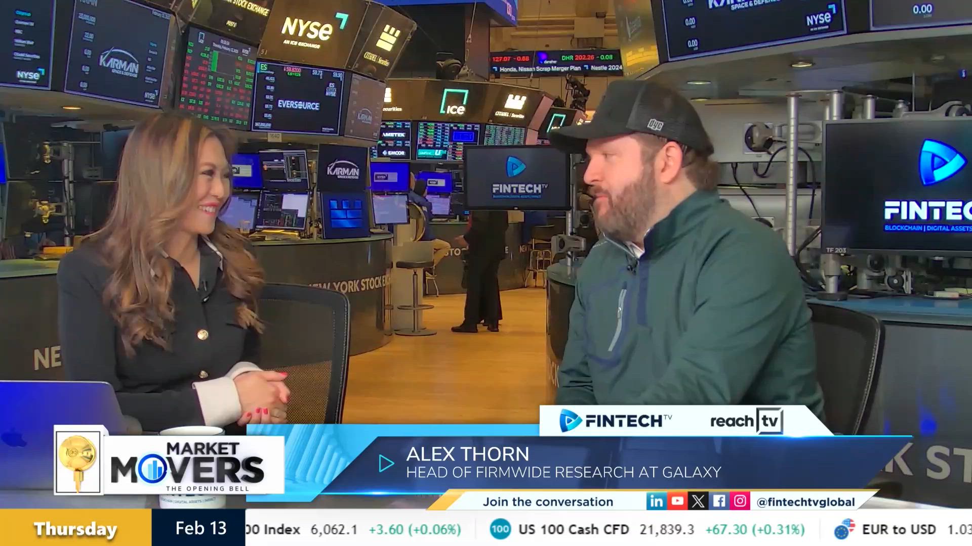 Crypto catalysts developing on Capitol Hill 
     | Alex Thorn, Head of Firmwide Research @ Galaxy Digital |