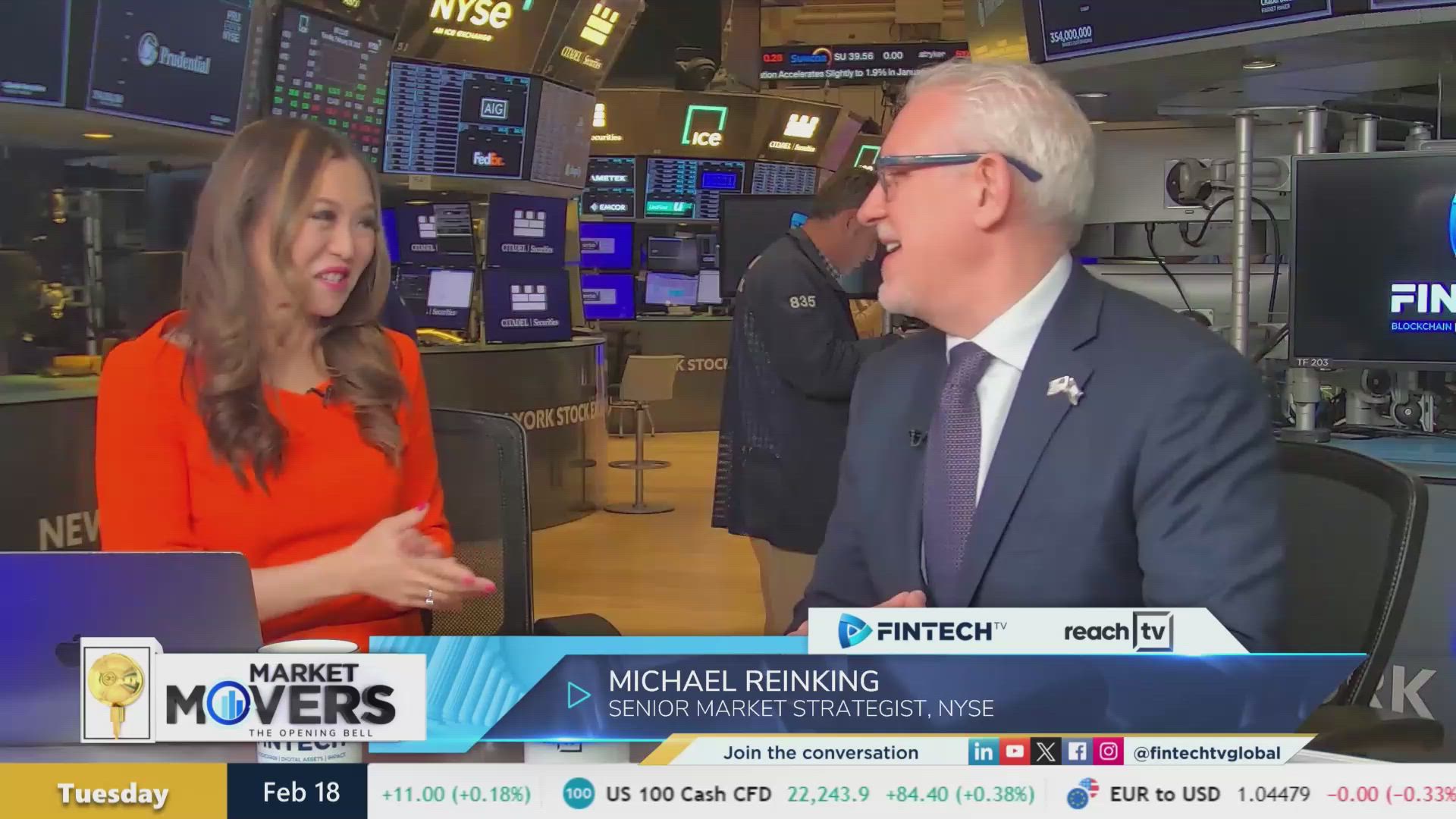 Breaking down the latest inflation and retail data | Michael Reinking, Senior Market Strategist @ NYSE |